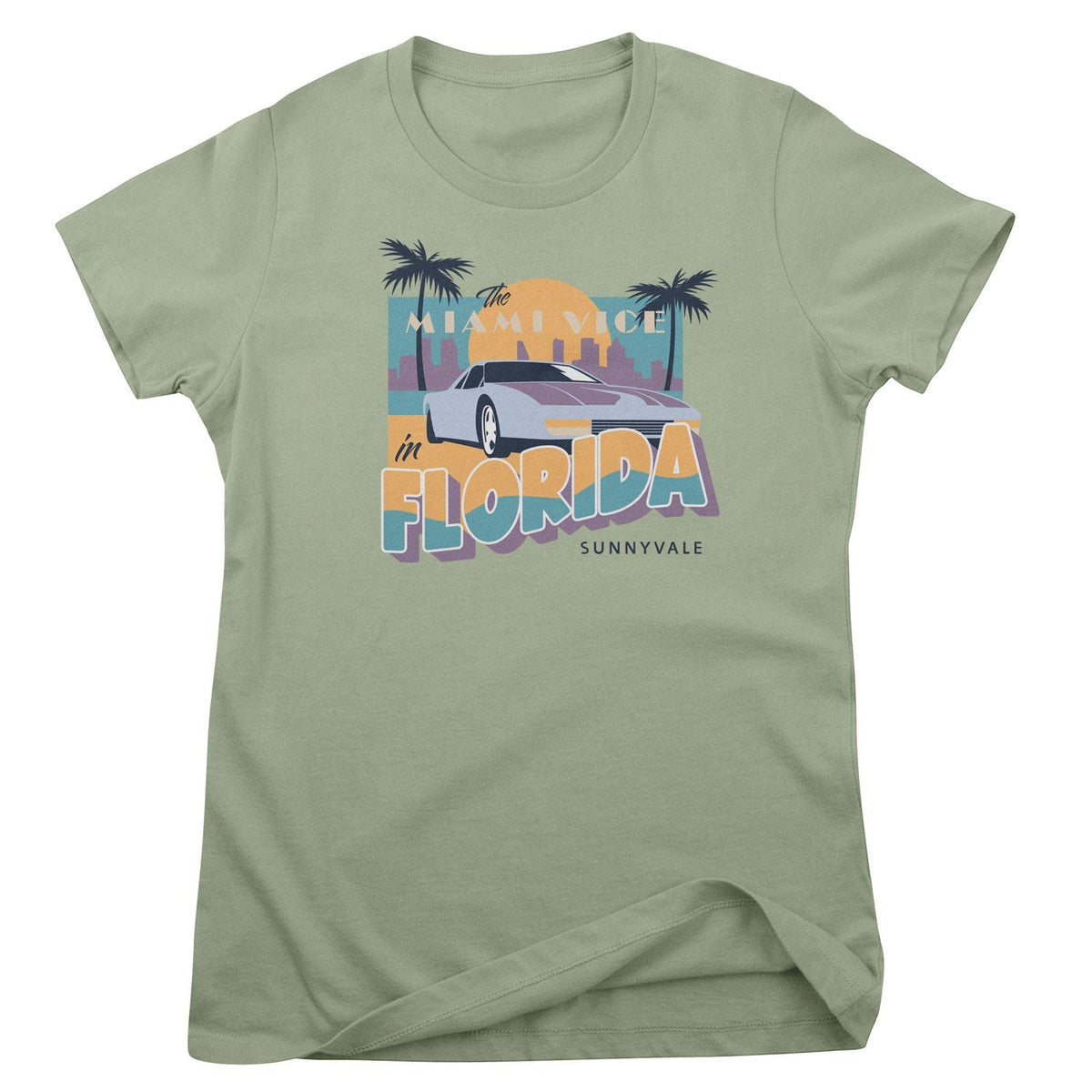Miami Vice (Deux flics à Miami) In Florida Girly Tee – T-shirt femme