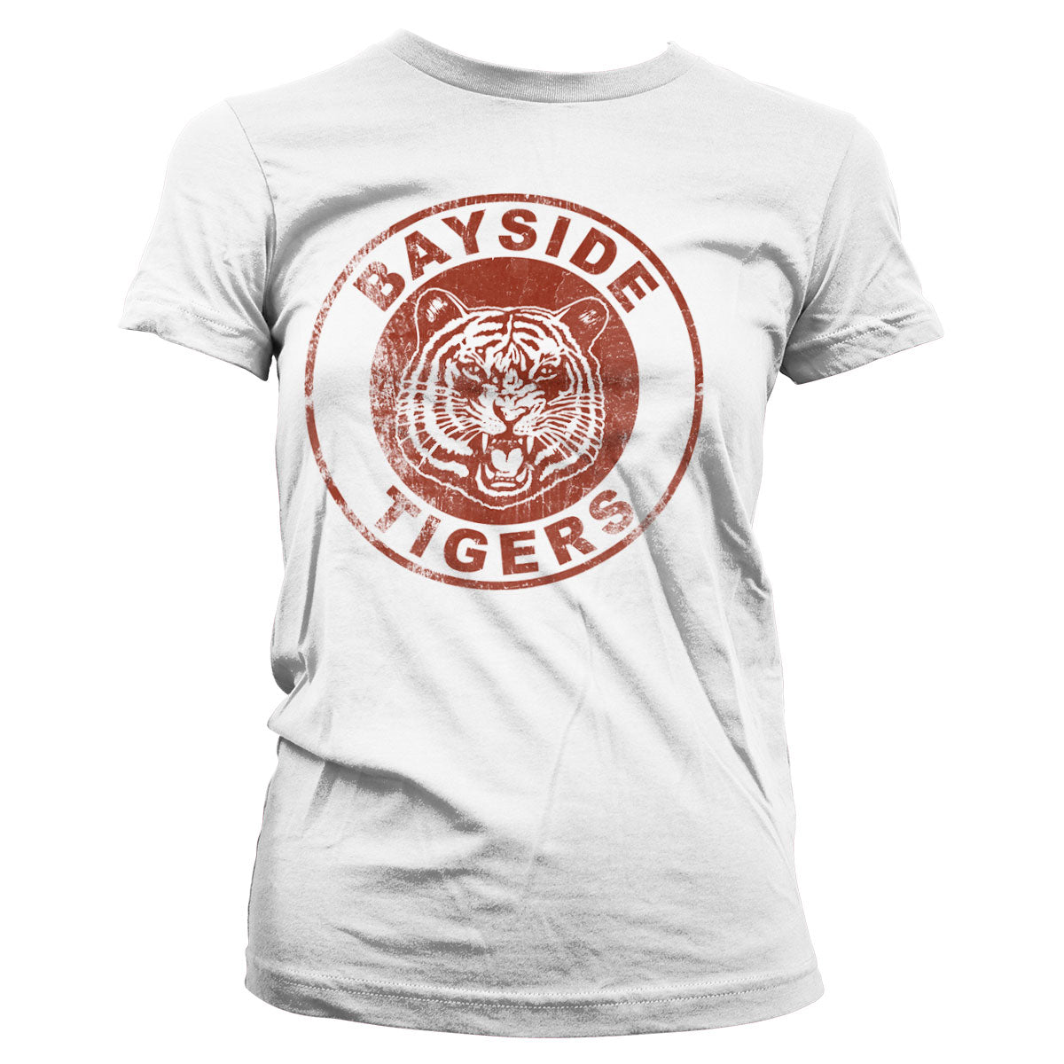 Sauvés par le gong - Bayside Tigers Washed Logo Girly Tee – T-shirt femme
