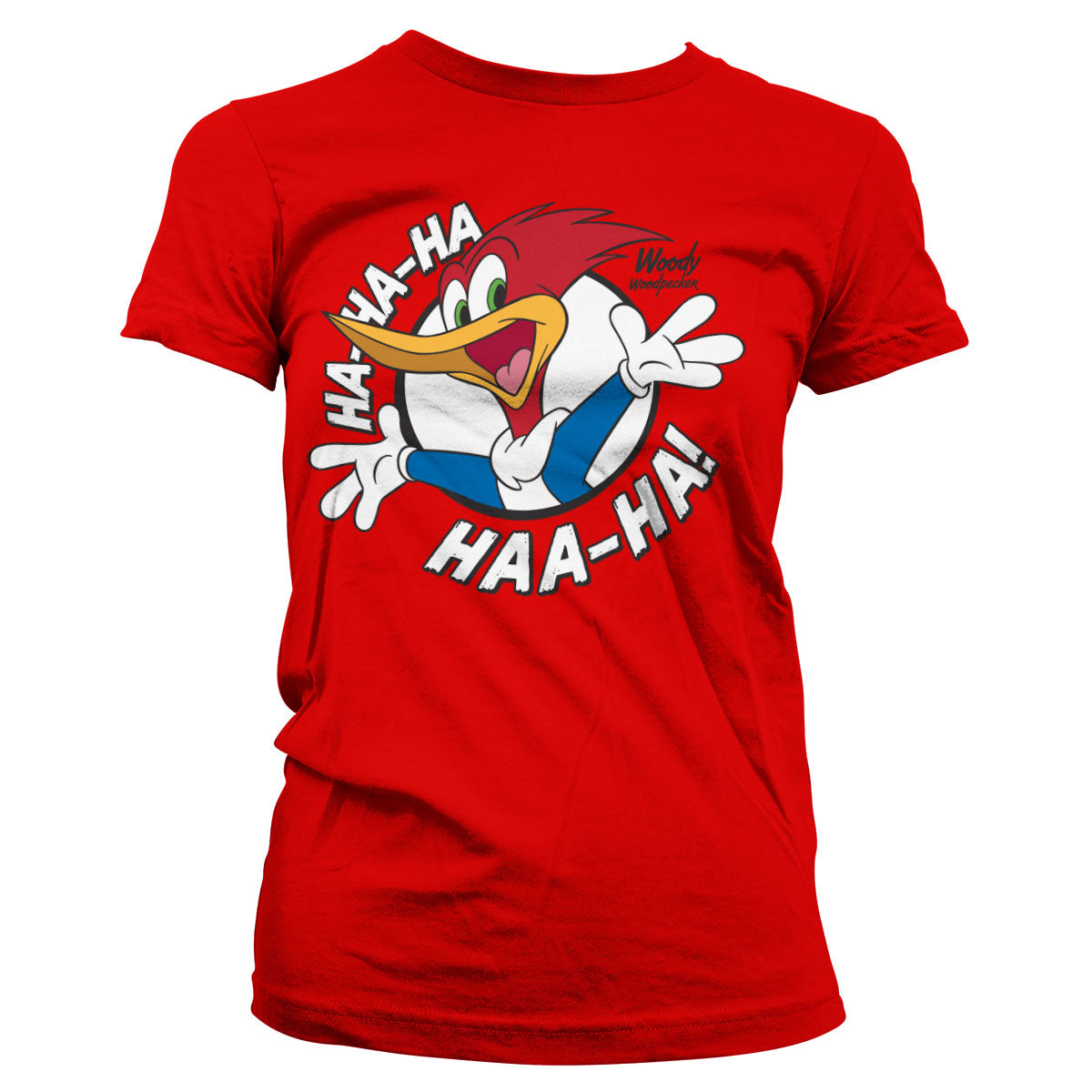 Woody Woodpecker HAHAHA Girly Tee – T-shirt femme