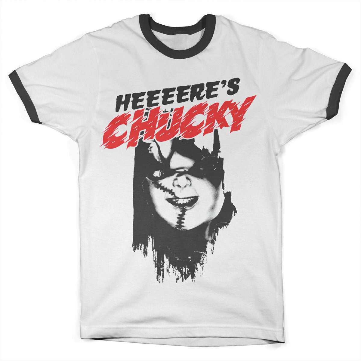 Heeere's Chucky Ringer Tee – T-shirt ringer