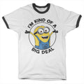 Minions (Les Minions) - I'm Kind Of A Big Deal Ringer Tee – T-shirt ringer
