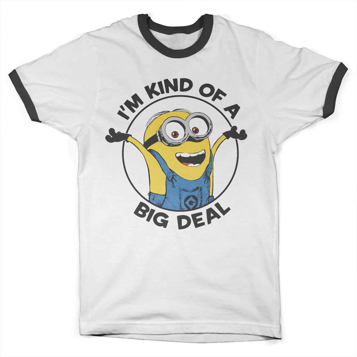 Minions (Les Minions) - I'm Kind Of A Big Deal Ringer Tee – T-shirt ringer