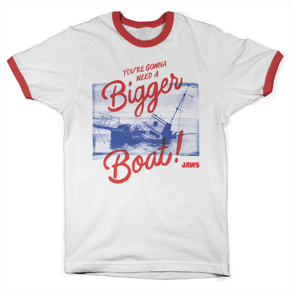 Jaws (Les Dents de la mer) - You're Gonna Need A Bigger Boat Ringer Tee – T-shirt ringer