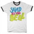 Saved By The Bell (Sauvés par le gong) Distressed Logo Ringer Tee – T-shirt ringer