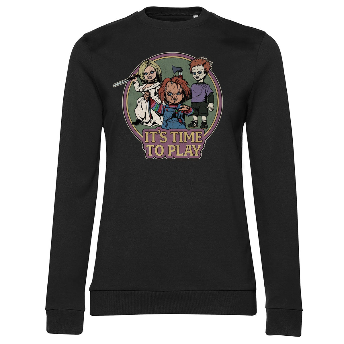 Chucky - It's Time To Play Girly Sweatshirt – Sweat femme