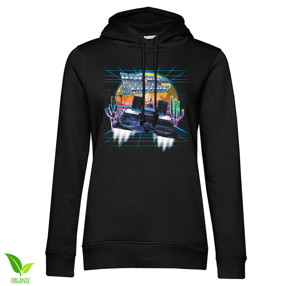 Back To The Future (Retour vers le futur) Retro Neon Desert Girly Hoodie – Sweat à capuche femme