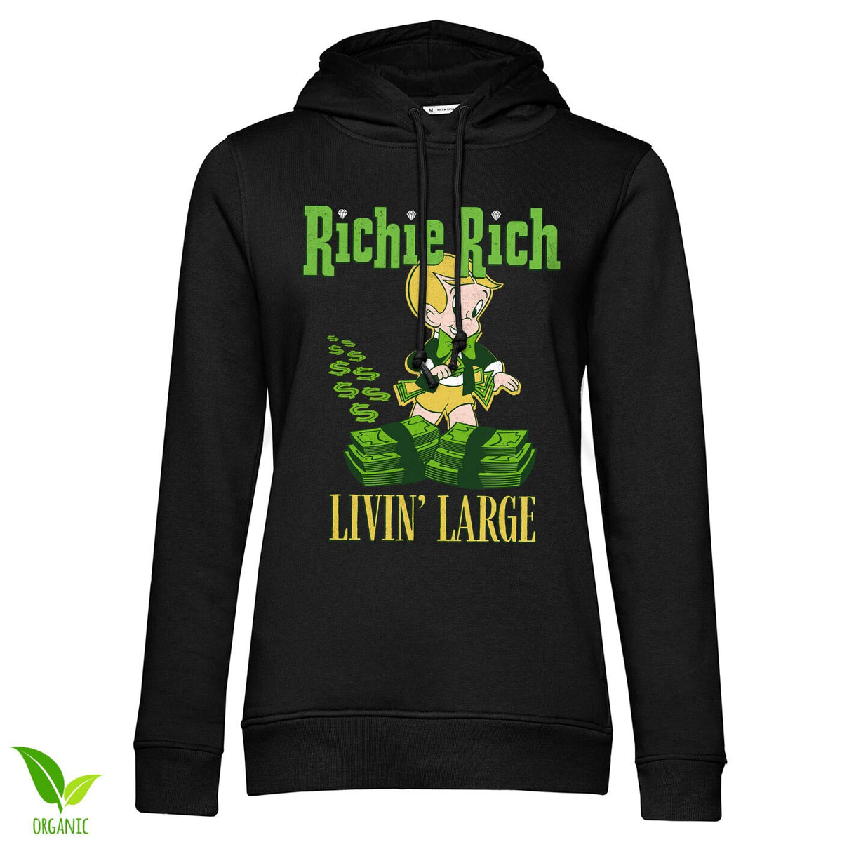 Richie Rich Livin' Large Girls Hoodie – Sweat à capuche femme