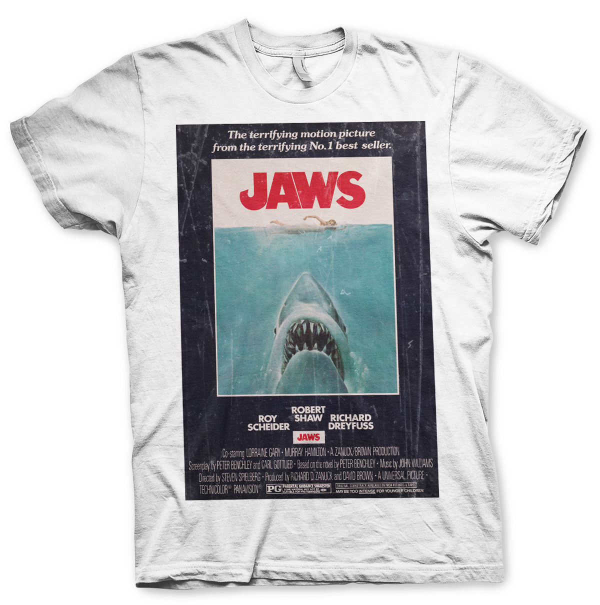 Jaws (Les Dents de la mer) Vintage Original Poster T-Shirt – T-shirt