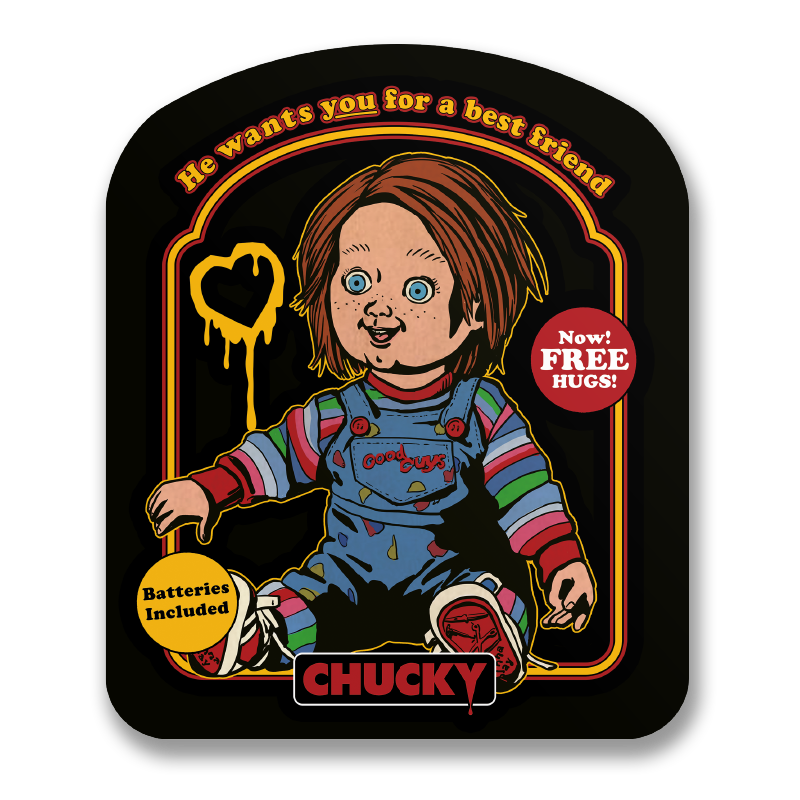 Chucky Toy Box Sticker – Sticker