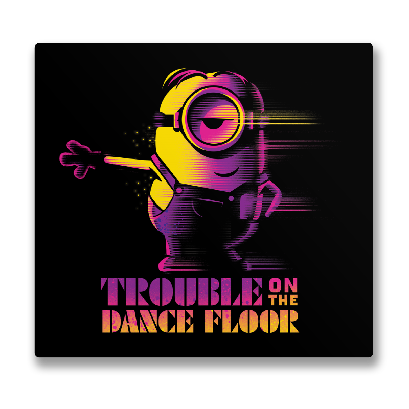 Les Minions - Trouble On The Dance Floor Sticker – Sticker