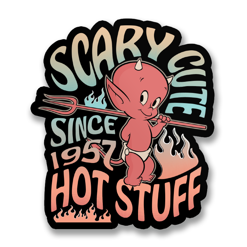 Scary Cute Since 1957 Sticker – Sticker