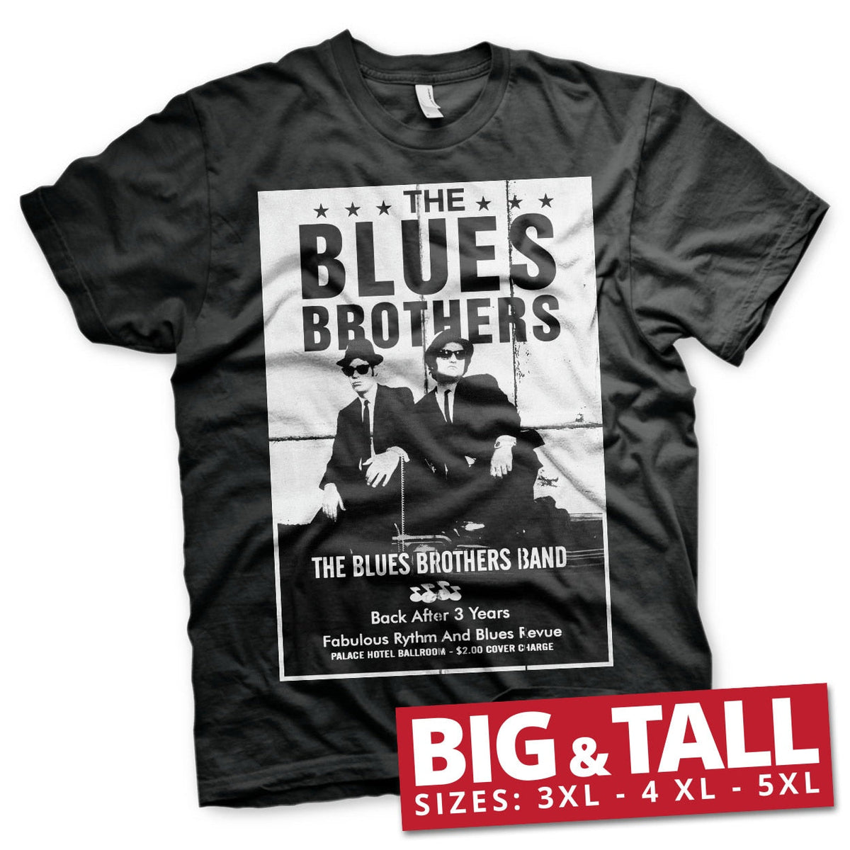 The Blues Brothers (Les Blues Brothers) Poster Big & Tall T-Shirt – T-shirt grande taille