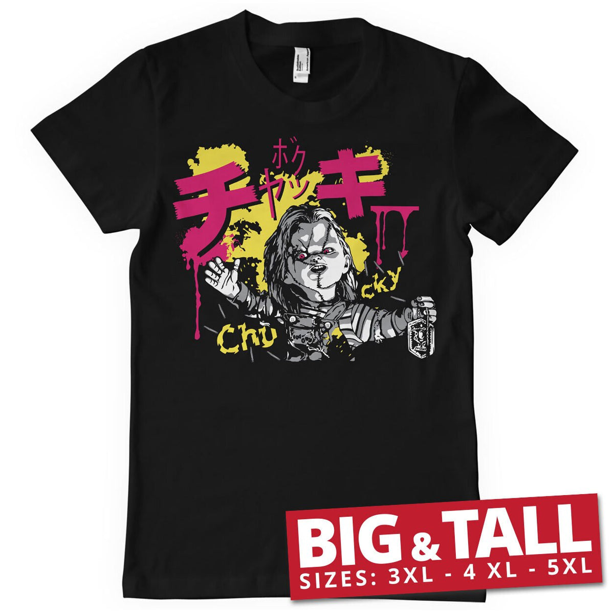 Chucky Graffiti Big & Tall T-Shirt – T-shirt grande taille