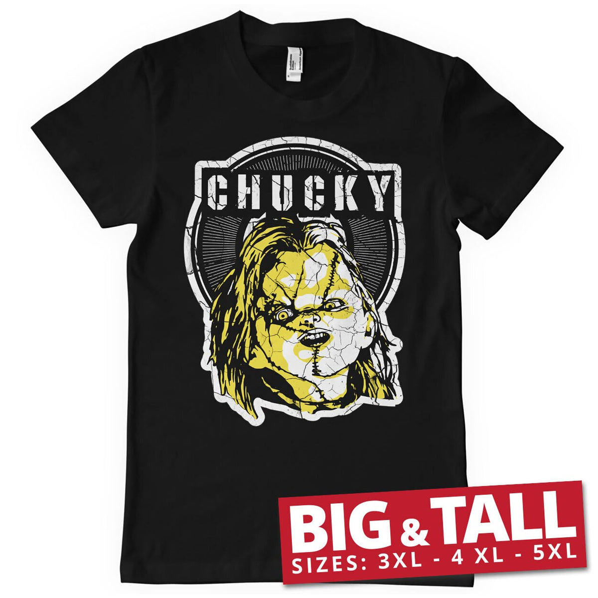Cracked Chucky Big & Tall T-Shirt – T-shirt grande taille