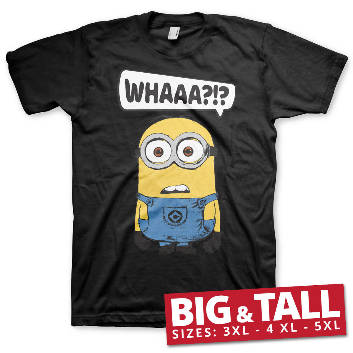 Minions (Les Minions) - Whaaa?!? Big & Tall T-Shirt – T-shirt grande taille