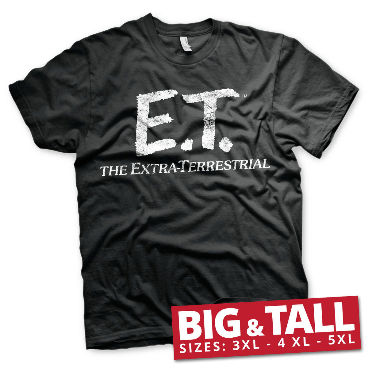 E.T. (E.T. l'extra-terrestre) Extra-Terrestrial Big & Tall T-Shirt – T-shirt grande taille