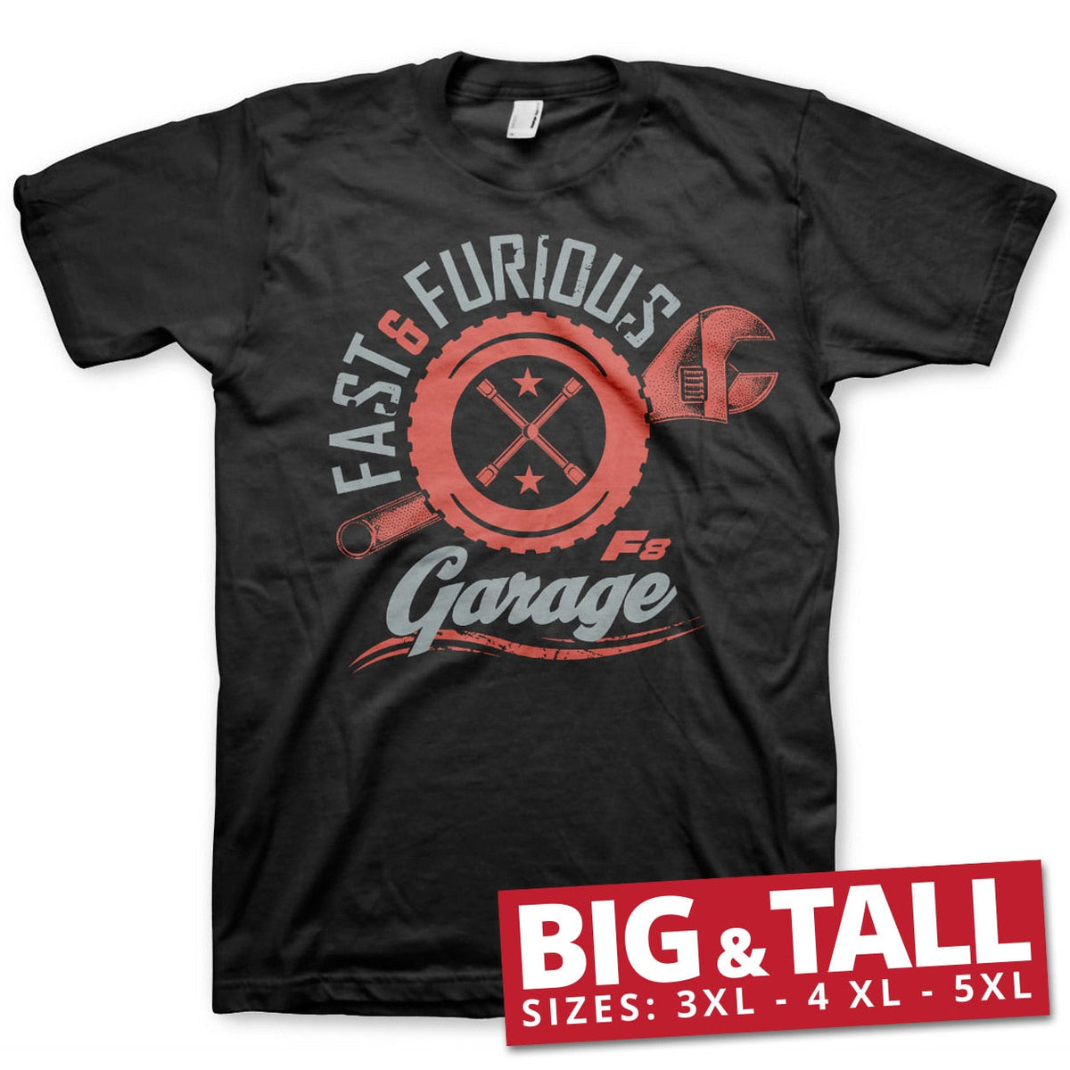 Fast & Furious Garage Big & Tall T-Shirt – T-shirt grande taille