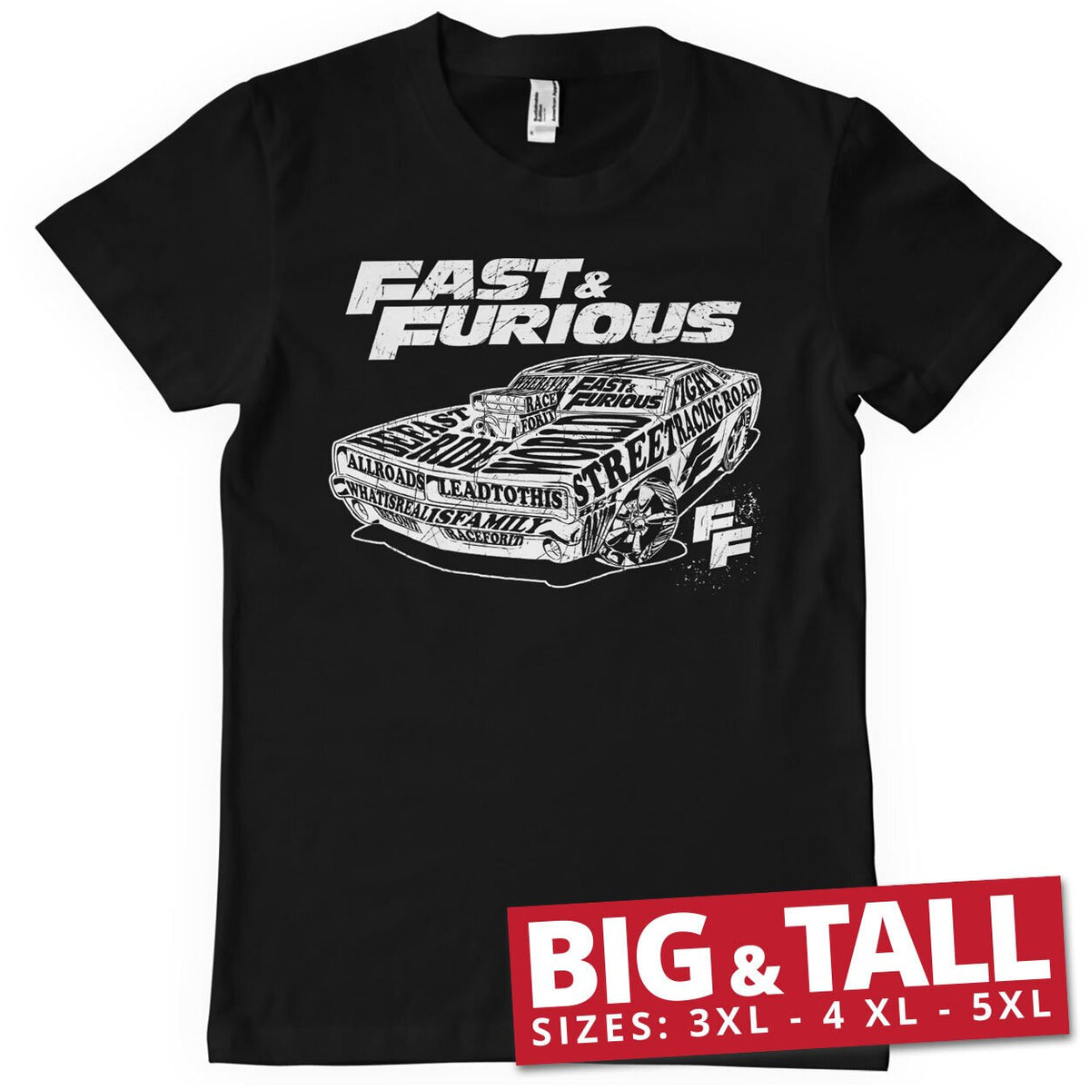 Fluid Of Speed Big & Tall T-Shirt – T-shirt grande taille