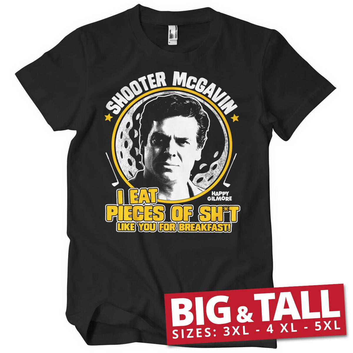 I Eat Pieces Of Sh't Like You For Breakfast Big & Tall T-Shirt – T-shirt grande taille