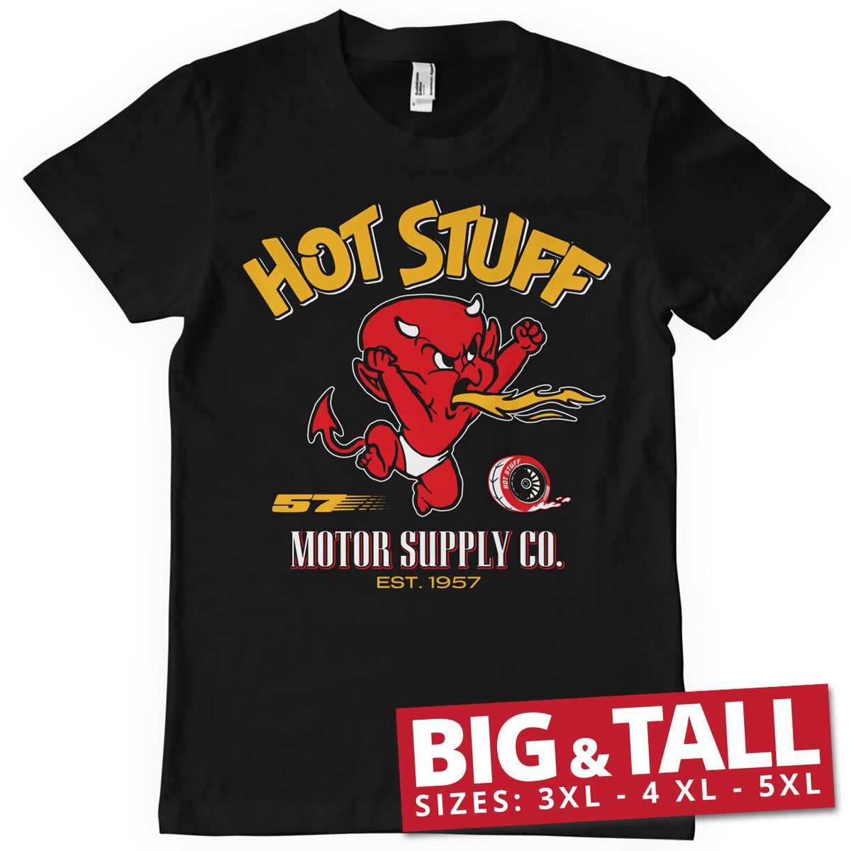 Hot Stuff - Motor Supply Co Big & Tall T-Shirt – T-shirt grande taille