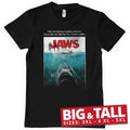 JAWS (Les Dents de la mer) Washed Poster Big & Tall T-Shirt – T-shirt grande taille