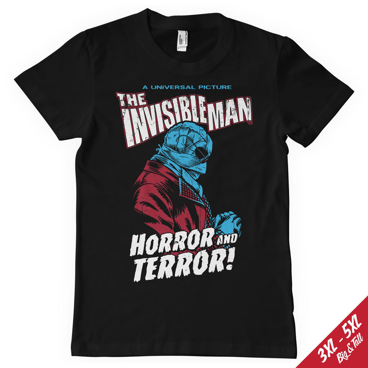 The Invisible Man Big & Tall T-Shirt – T-shirt grande taille