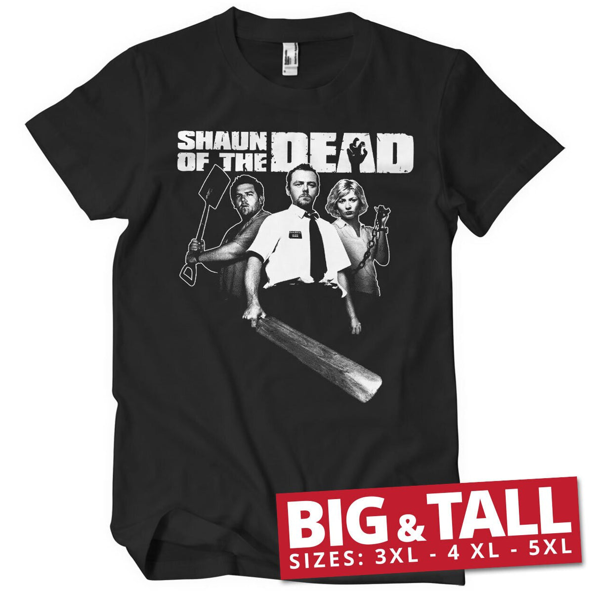 Shaun Of The Dead Big & Tall T-Shirt – T-shirt grande taille
