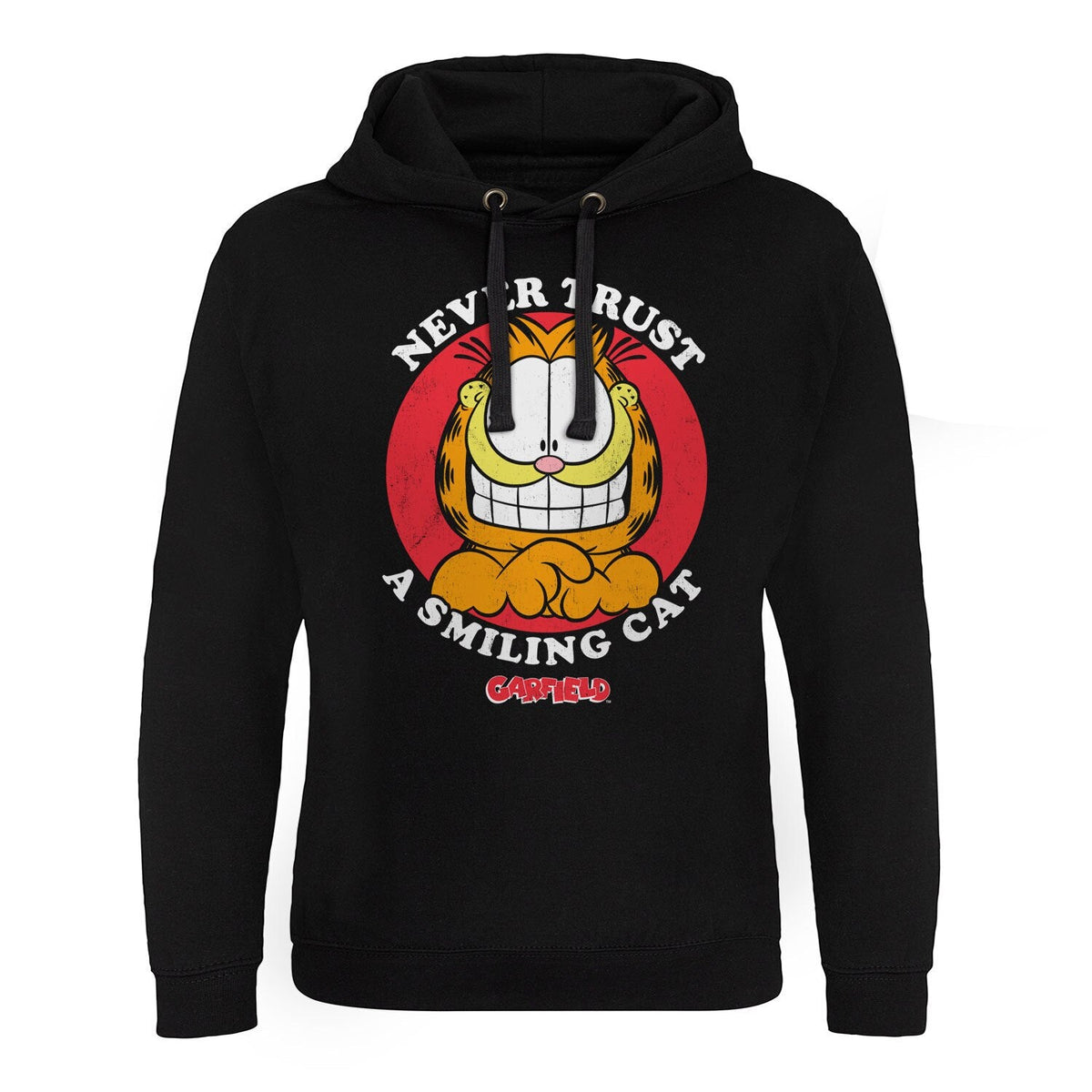 Garfield - Never Trust A Smiling Cat Epic Hoodie – Sweat à capuche Epic