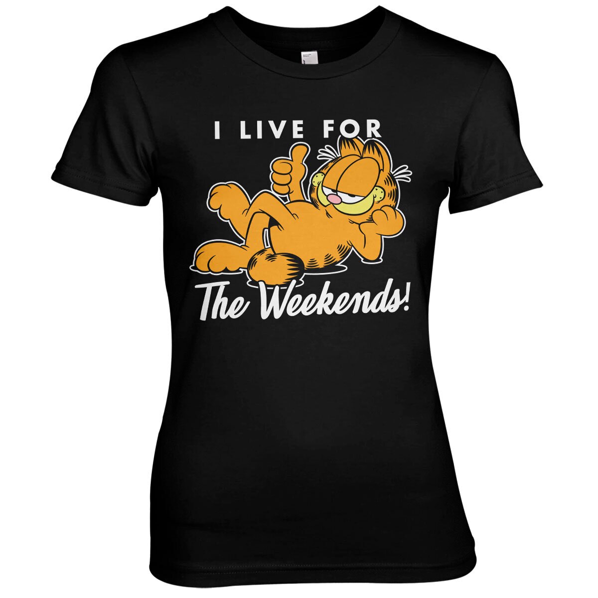 Garfield - Live For The Weekend Girly Tee – T-shirt femme