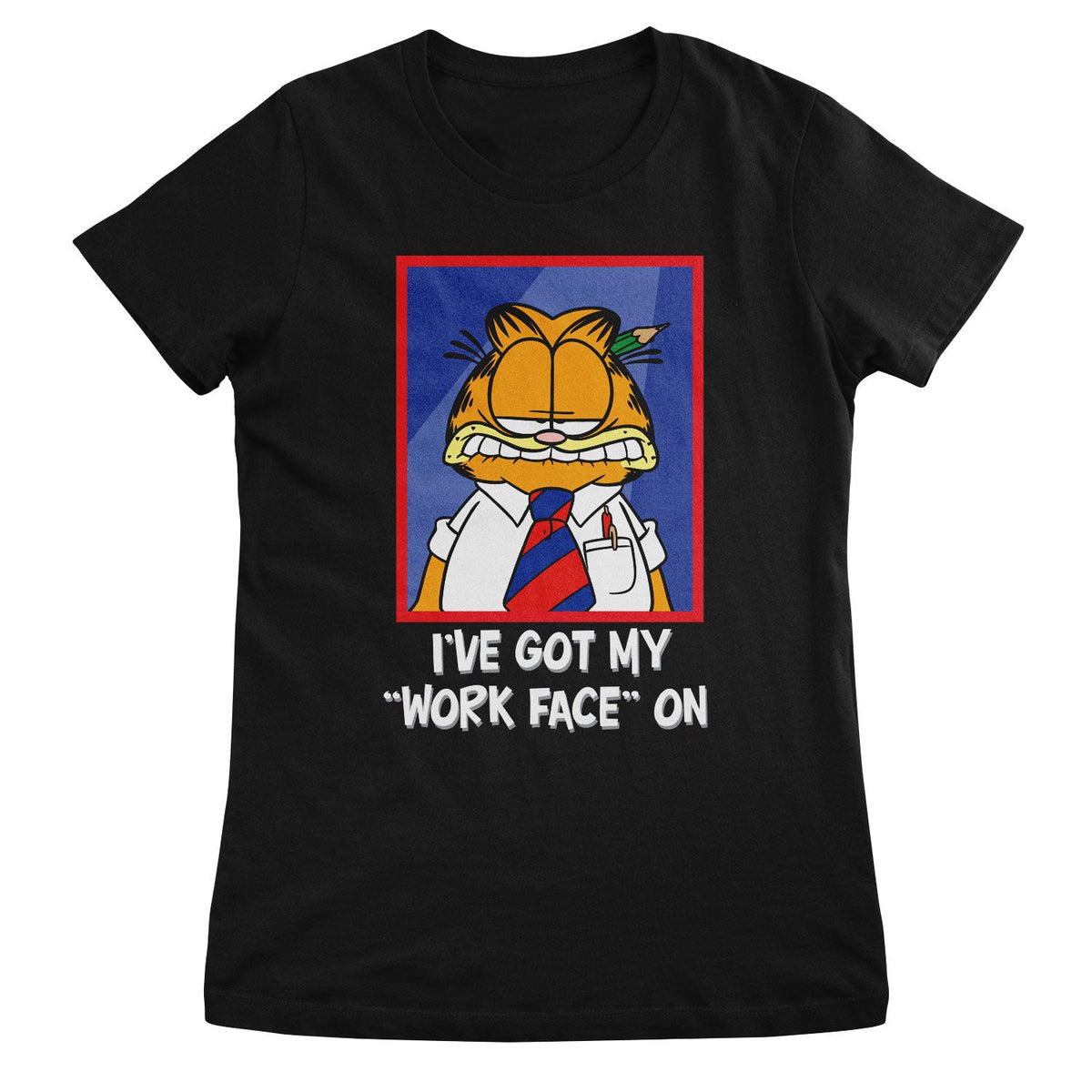 I've Got My "Work Face" On Girly Tee – T-shirt femme