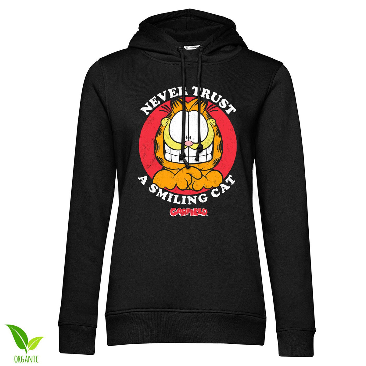 Garfield - Never Trust A Smiling Cat Girls Hoodie – Sweat à capuche femme