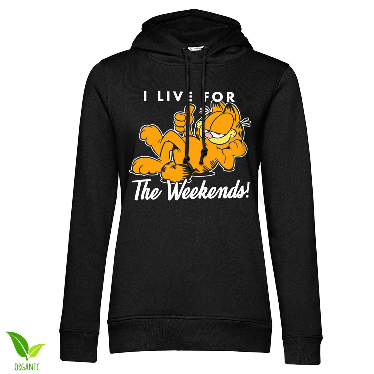 Garfield - Live For The Weekend Girly Hoodie – Sweat à capuche femme