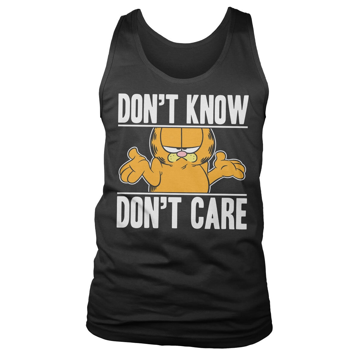 Garfield Don't Know - Don't Care Tank Top – Débardeur