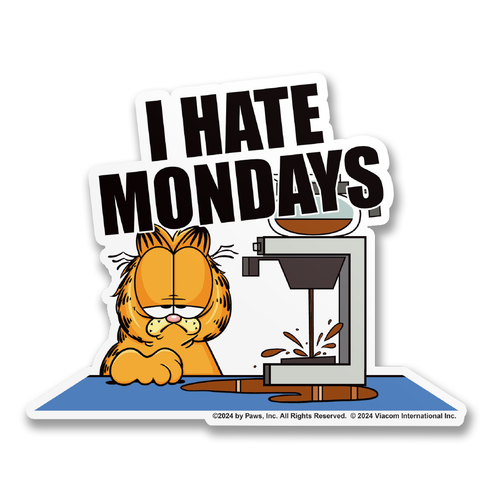I Hate Mondays Sticker – Sticker