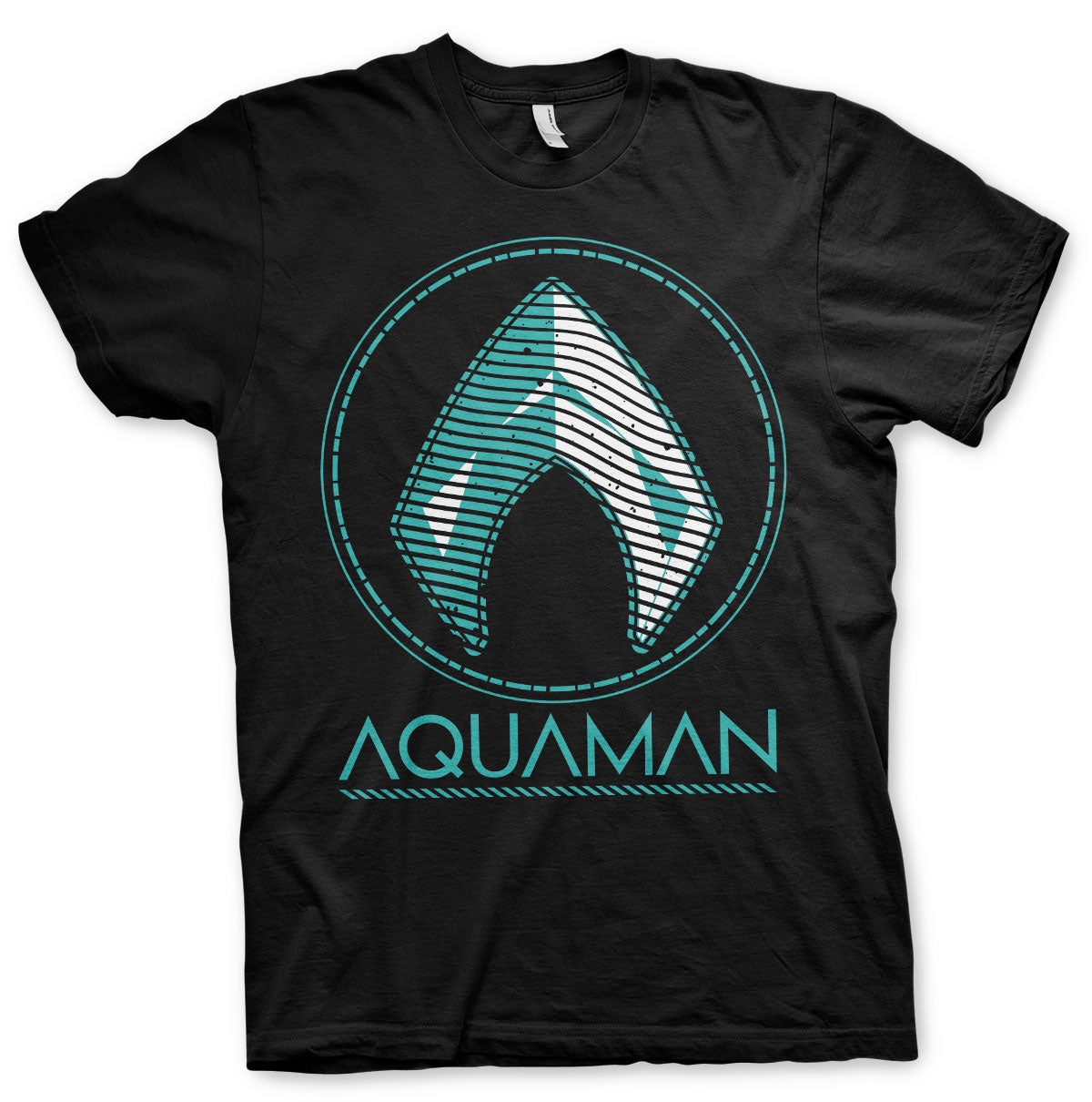 Aquaman - Distressed Shield T-Shirt – T-shirt