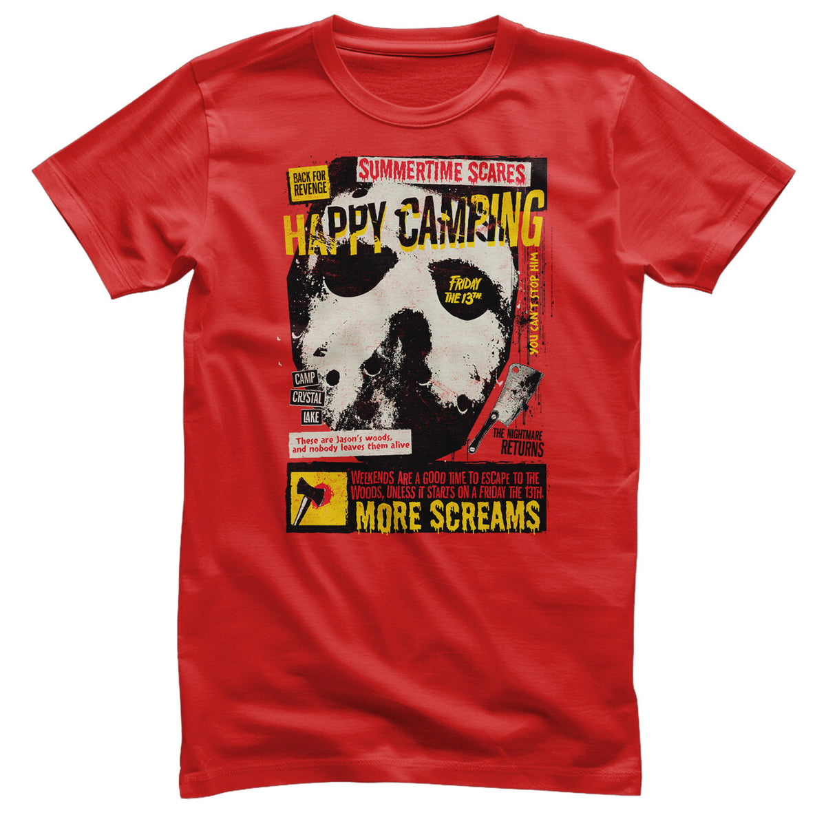 Friday The 13th (Vendredi 13) - Happy Camping T-Shirt – T-shirt