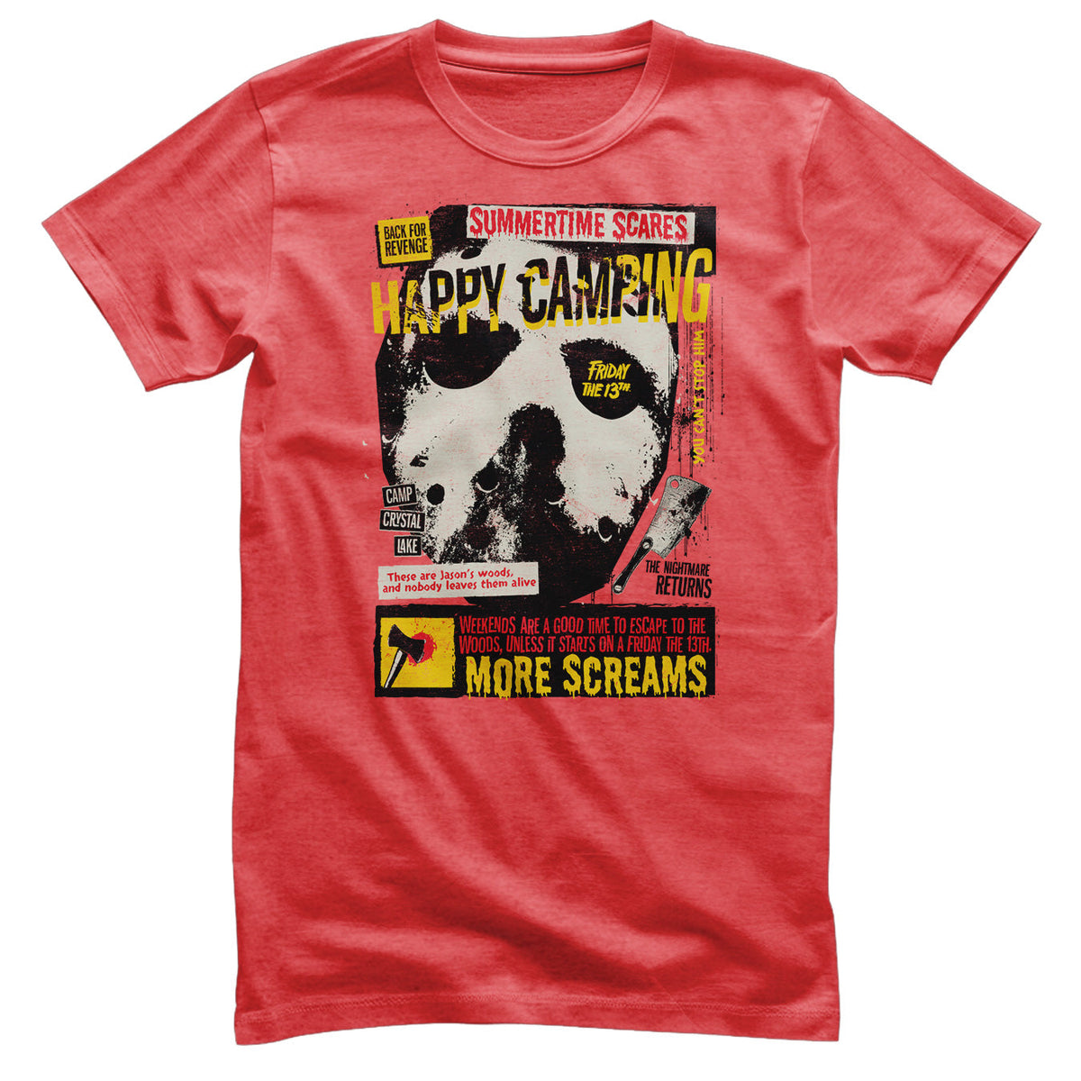 Friday The 13th (Vendredi 13) - Happy Camping T-Shirt – T-shirt