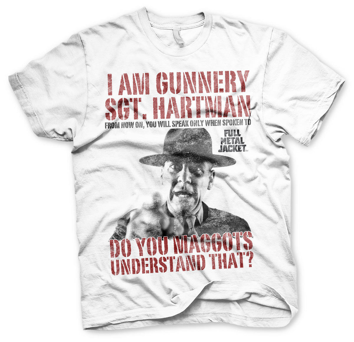 Full Metal Jacket - Sgt. Hartman T-Shirt – T-shirt