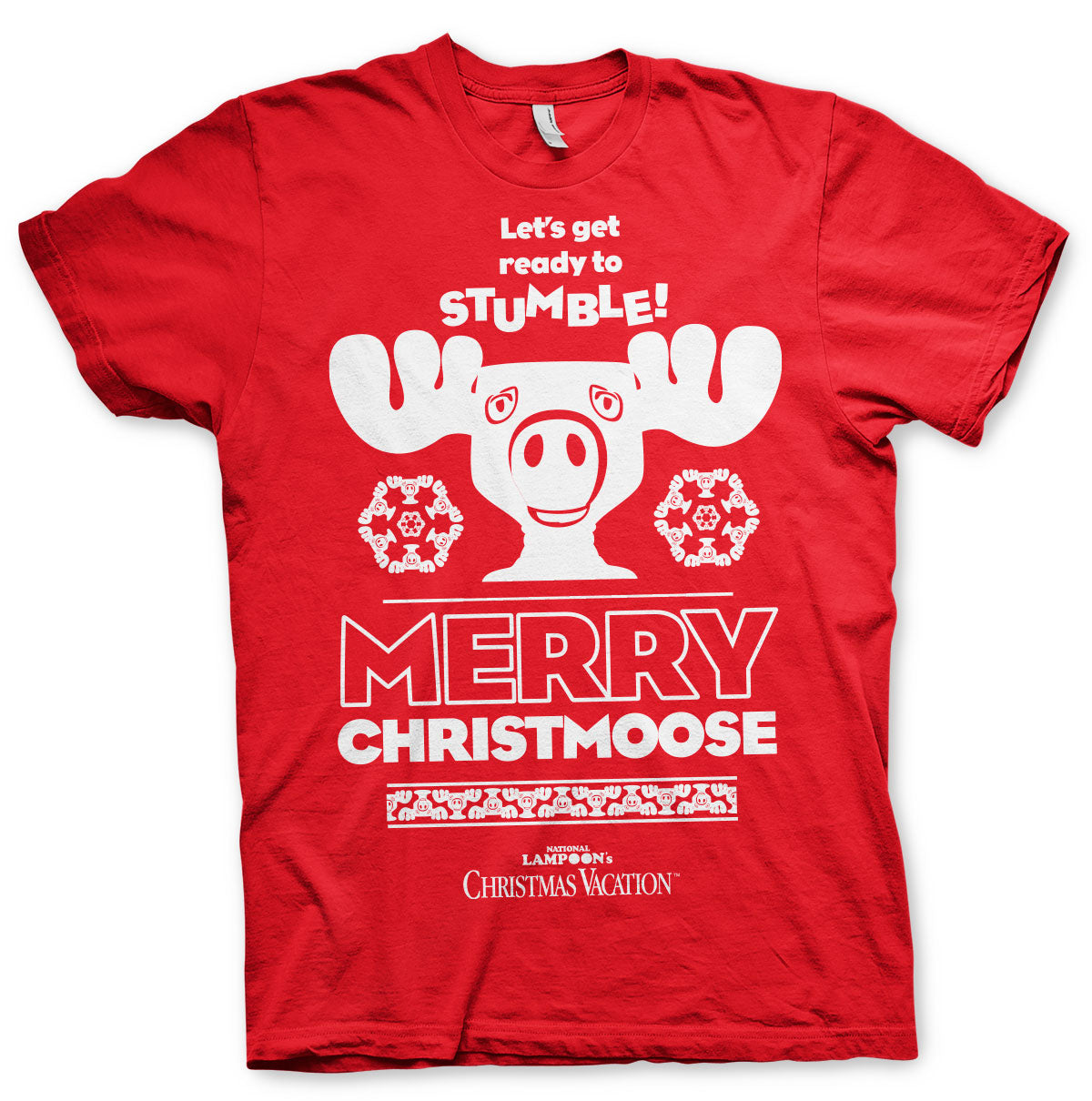 Bonjour les vacances - Merry Christmoose T-Shirt – T-shirt