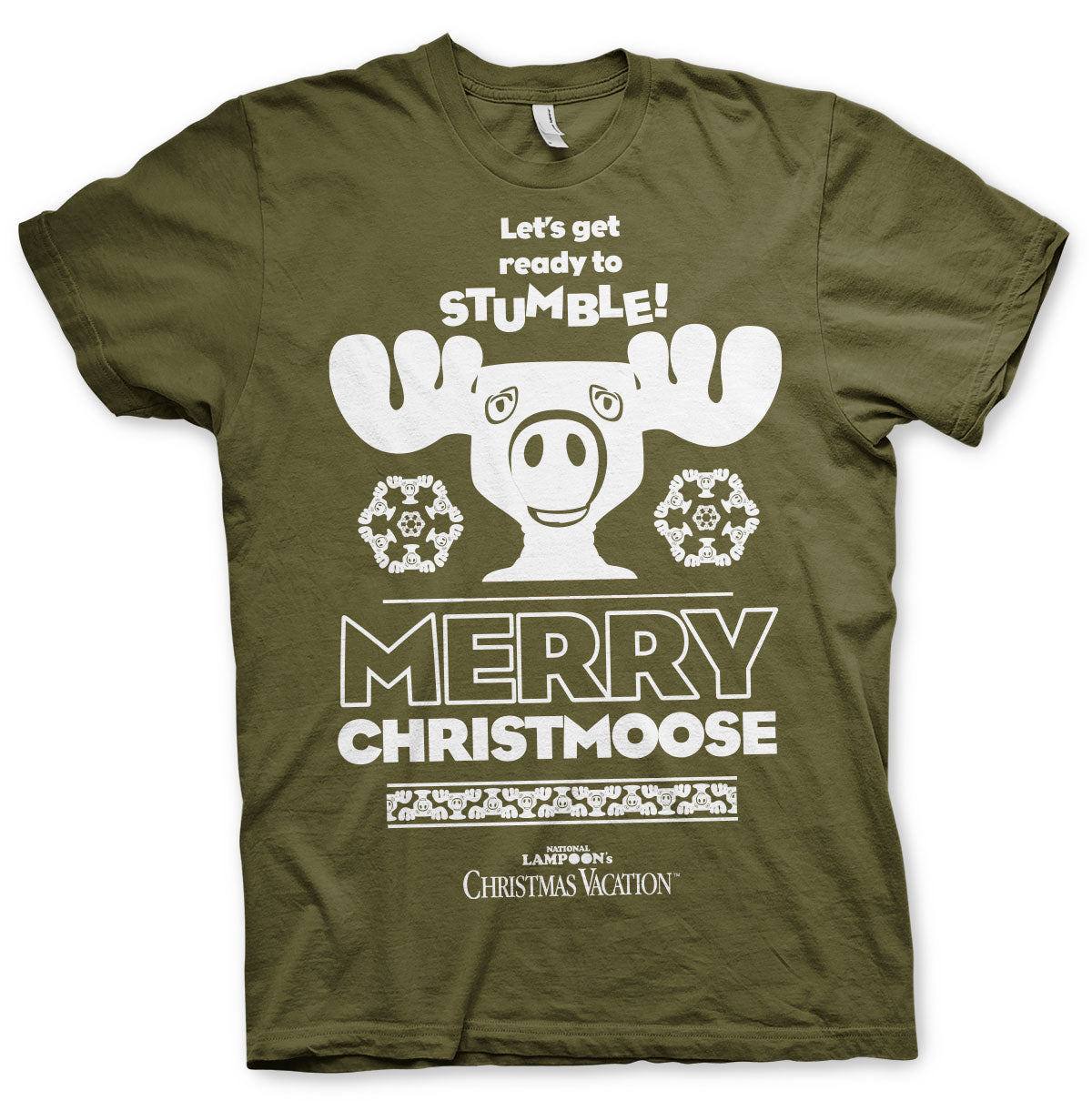 Bonjour les vacances - Merry Christmoose T-Shirt – T-shirt