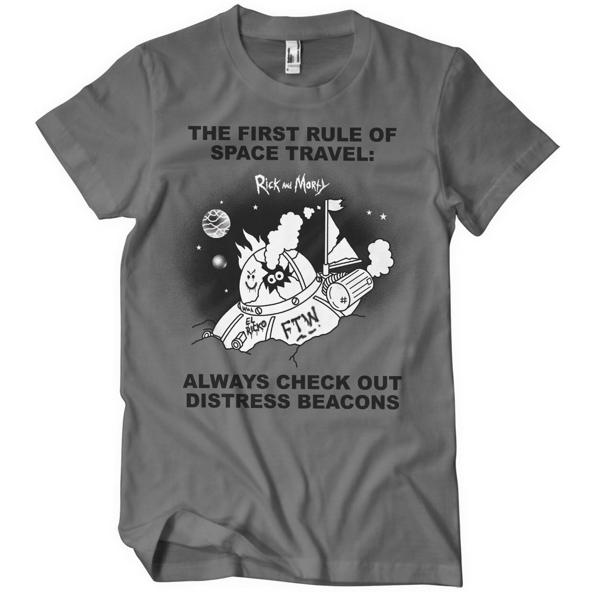 Rick And Morty - Distressed Beacons T-Shirt – T-shirt