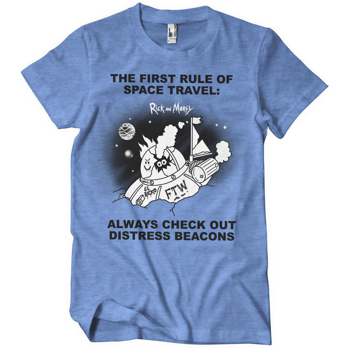 Rick And Morty - Distressed Beacons T-Shirt – T-shirt