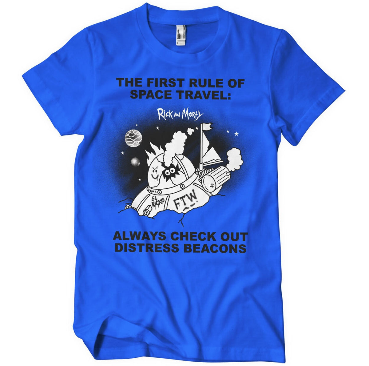 Rick And Morty - Distressed Beacons T-Shirt – T-shirt
