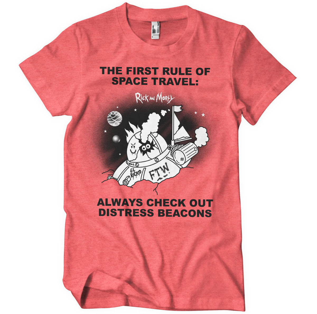 Rick And Morty - Distressed Beacons T-Shirt – T-shirt