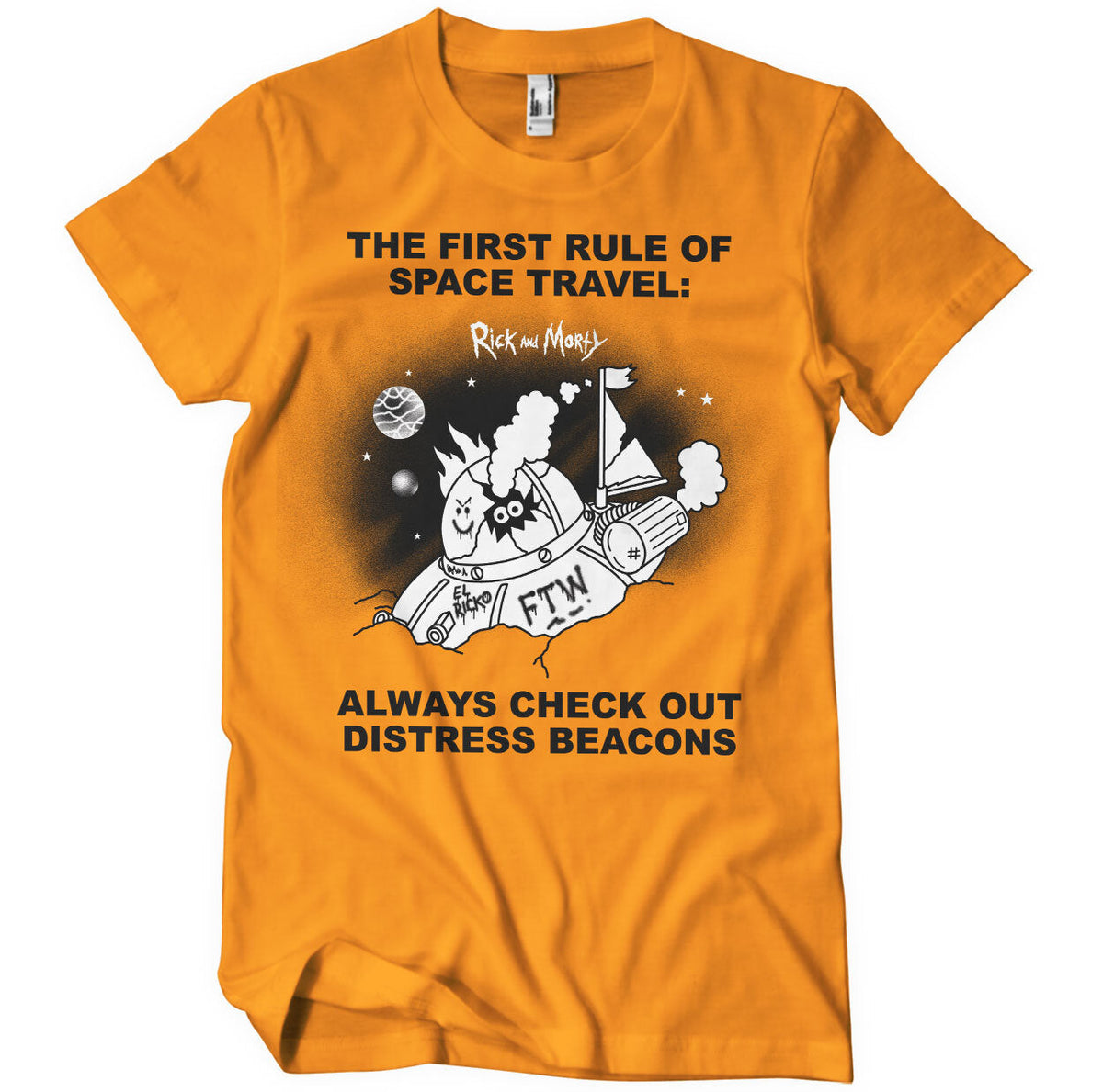Rick And Morty - Distressed Beacons T-Shirt – T-shirt