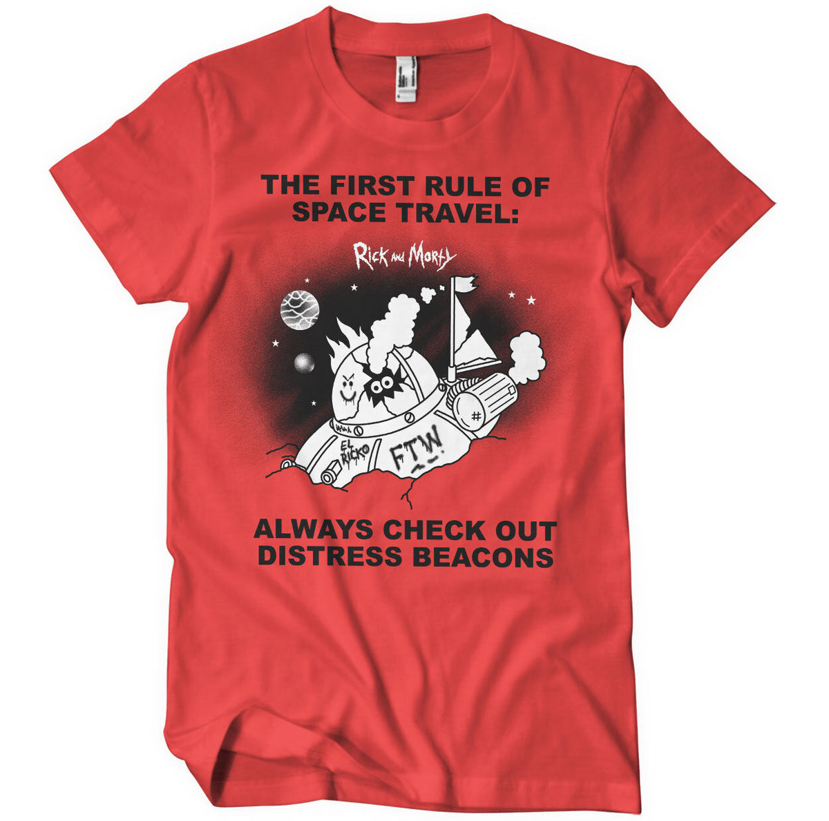 Rick And Morty - Distressed Beacons T-Shirt – T-shirt