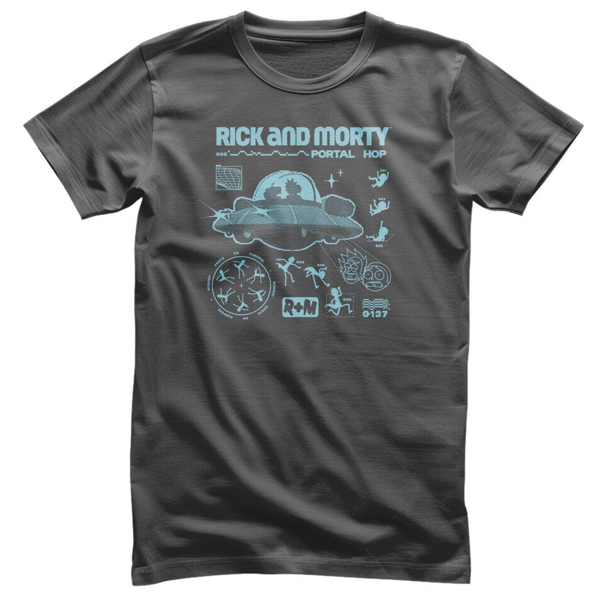 Rick And Morty - Portal Hop T-Shirt – T-shirt