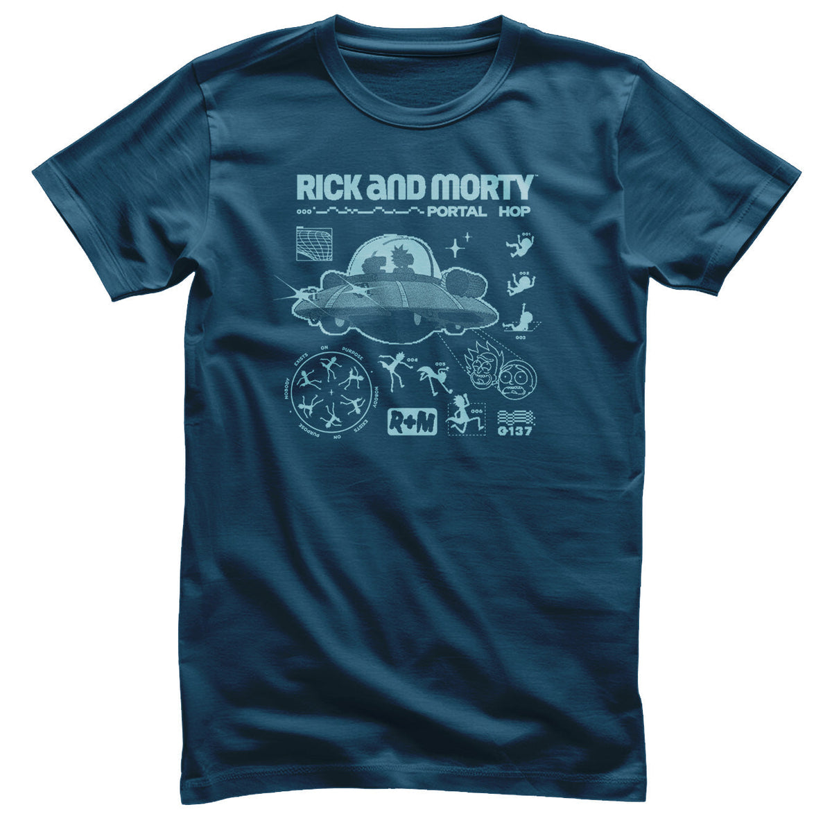 Rick And Morty - Portal Hop T-Shirt – T-shirt
