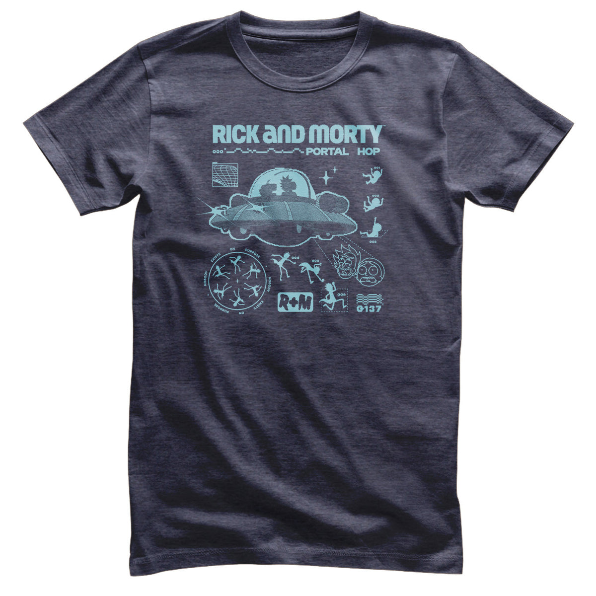 Rick And Morty - Portal Hop T-Shirt – T-shirt