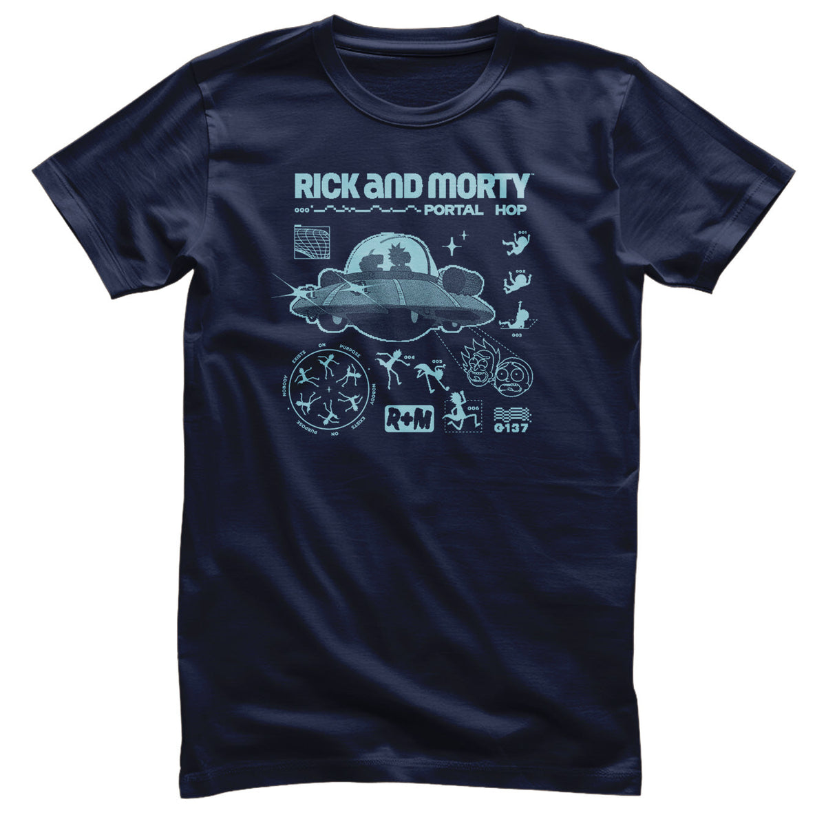 Rick And Morty - Portal Hop T-Shirt – T-shirt